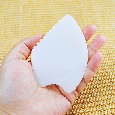 Face Massage Afghan White Jade Gua Sha Stone Natural Jade Stone Guasha Scraping Tool Best Sellers Body Massage Equipment