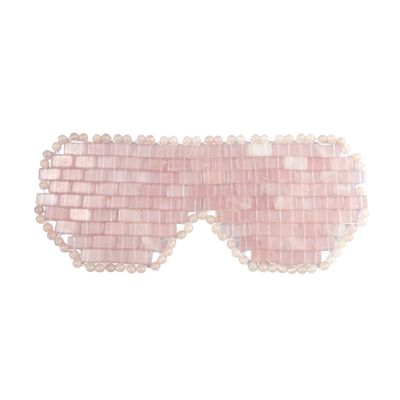 Eyes Care Natural Rose Quartz Eye Mask Face Jade Mask Healing Crystal Stone Anti-Aging Facial Skin Care Facial Massage Tools