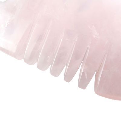 Rose Quartz Gua Sha Scalp Massage Comb Tool for Head Massage Tools Self Skin Care Spa Facial Lifting Beauty Equipment