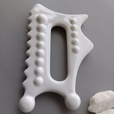 Customized Logo Availabled 2024 Ceramic Body Facial Guasha Tool Massage for Whole Body and Facial Muscle Relaxing