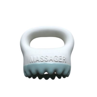 Body Massage Equipment 2024 White Ceramic Gua Sha Scraping Massage Brush for Scalp Comb Head Therapy and Facial Beauty Tool
