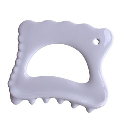 Facial Lifting and Body Massage with Ceramic Gua Sha Tool Skin Rejuvenation Spa Tool