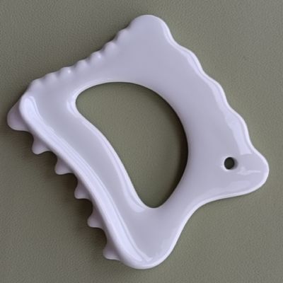 Facial Lifting and Body Massage with Ceramic Gua Sha Tool Skin Rejuvenation Spa Tool