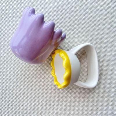 Customized Logo Availabled 2024 Handmade Ceramic Gua Sha Scalp Massager for Body Head Face Health Care and Scraping Tool