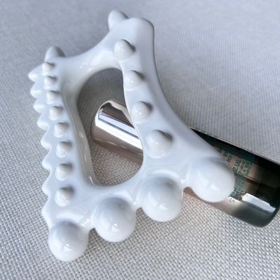 Customized Logo Availabled Handheld Ceramic Gua Sha Massage Tool for Self Skin Care Health Care Products