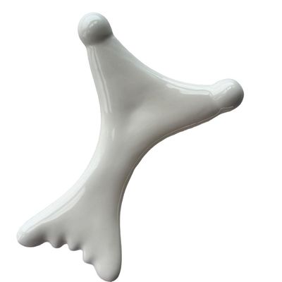 Customized Logo Availabled Body Muscles Massager Ceramic Gua Sha Massage Tool for Self Skin Care