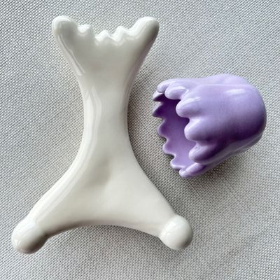 Customized Logo Availabled Body Muscles Massager Ceramic Gua Sha Massage Tool for Self Skin Care
