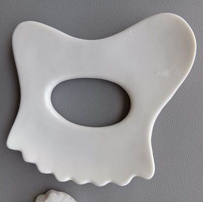 Customized Logo Availabled Mini Ceramic Gua Sha Massage Tool Body Massage for Neck Face and Skin Care Spa Facial Lifting