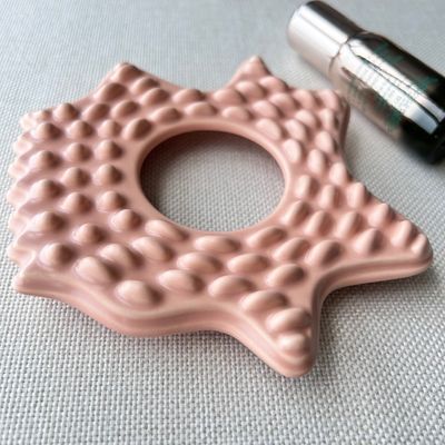 Facial Massager Spa Pink Star Shape Large Size Ceramic Gua Sha Massage Board with Customized Logo Availabled