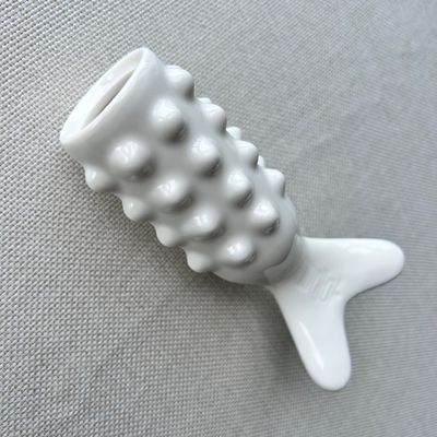 Body Massage Equipment Ceramic Full Body Gua Sha Massager in Fish Shape for Lymphatic Drainage and Beauty Treatment