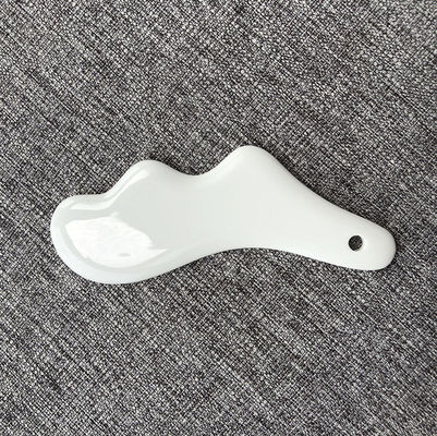 Customized Logo Availabled Cloud Shape Ceramic Gua Sha Stone for Facial Lifting Beauty Equipment