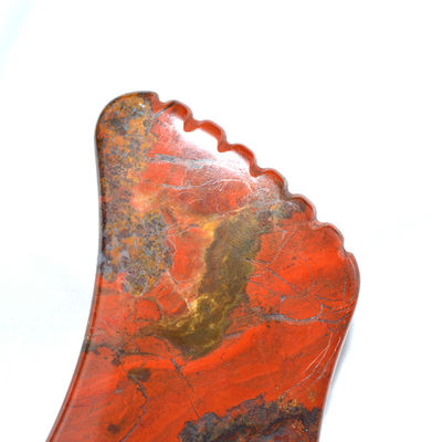 Body Massage Equipment Red Mookaite Gua Sha Scraping Board for Facial Skin Care Tool