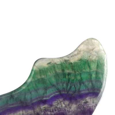 Body Massage Equipment Top Selling Massage Tools for 2024 Rainbow Fluorite Gua Sha Stone Self Skin Care and Spa Facial