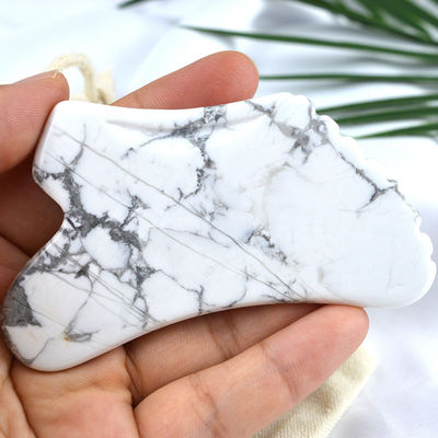 Body Healthcare Massage Equipment 2024 Howlite Gua Sha Scraping Board for Beauty Tool