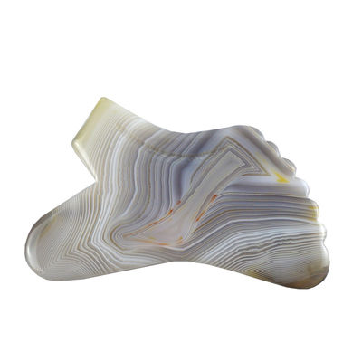 Custom Logo Availabled 100% Natural Grey Agate Gua Sha Massage Tool for Body Self Skin Care Spa Facial Lifting Beauty Equipment