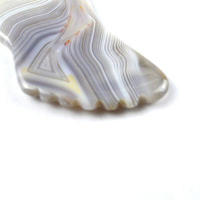 Custom Logo Availabled 100% Natural Grey Agate Gua Sha Massage Tool for Body Self Skin Care Spa Facial Lifting Beauty Equipment