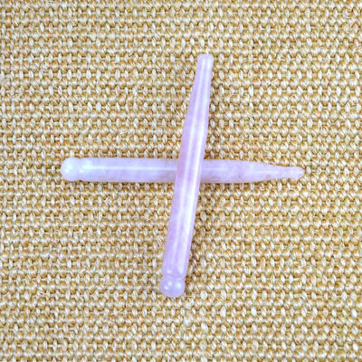 Massage Tools Colorful Natural Crystal Guasha Massage Pen Acupuncture Therapy Tool for Body Health Care Therapy Gua Sha Massage Stick
