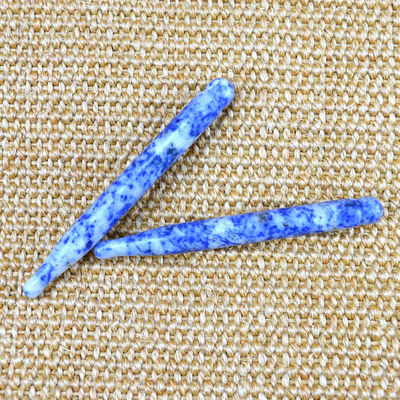 Massage Tools Colorful Natural Crystal Guasha Massage Pen Acupuncture Therapy Tool for Body Health Care Therapy Gua Sha Massage Stick