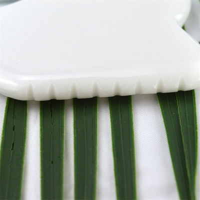 White Jade Facial Guasha Skin Renewal Natural Handmade Healing Jade Stone Gua Sha Scraping Massage Tools for Customized Logo