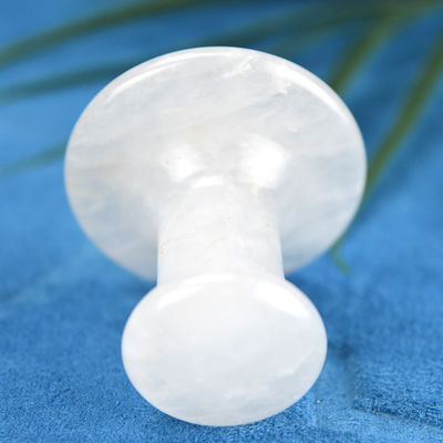 Natural Clear Quartz Gua Sha Massage Mushroom Shape Stone for Facial and Body Massage Massage Tools