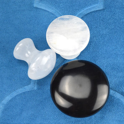 Natural Clear Quartz Gua Sha Massage Mushroom Shape Stone for Facial and Body Massage Massage Tools