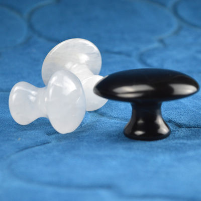 Natural Clear Quartz Gua Sha Massage Mushroom Shape Stone for Facial and Body Massage Massage Tools