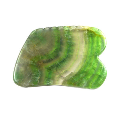 Natural Rainbow Fluorite Gua Sha Board for Body and Facial Massage Stone Skin Care Facial Beauty Massage Tool