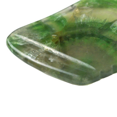 Natural Rainbow Fluorite Gua Sha Board for Body and Facial Massage Stone Skin Care Facial Beauty Massage Tool