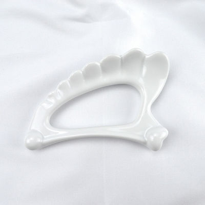 Massage Tools 2024 Wing Shape Ceramic Gua Sha Hand Held Massager for Body Massager Lymphatic Drainage and Anti Aging Tool