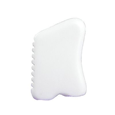 OEM Custom LOGO White Jade Gua Sha Stone Facial Massager Natural Jade Stone Guasha Scraping Massage Tool for Face and Body