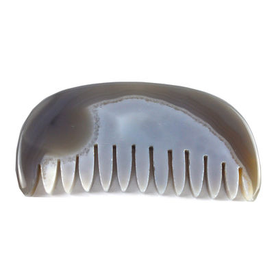 Custom Private Label Agate Gua Sha Comb Body Massager for Stress Relief Scalp Massage Tool Function Muscle Massage