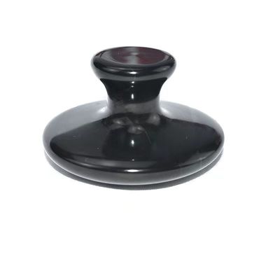 Body Massage Tool 2024 Black Bian Stone Large Mushroom Shape Gua Sha Massager for Facial Massage and Health Care 55mm*35mm