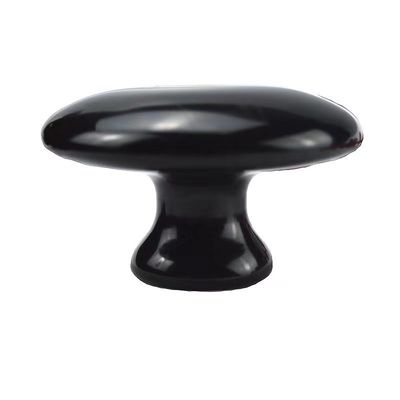 Body Massage Tool 2024 Black Bian Stone Large Mushroom Shape Gua Sha Massager for Facial Massage and Health Care 55mm*35mm
