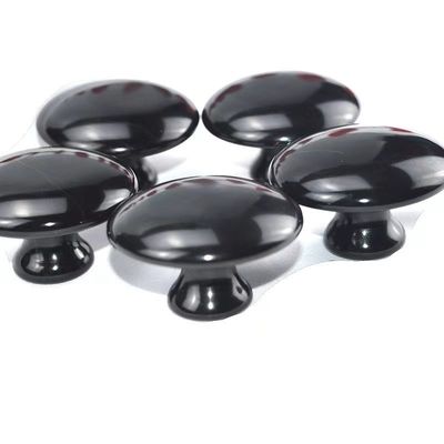 Body Massage Tool 2024 Black Bian Stone Large Mushroom Shape Gua Sha Massager for Facial Massage and Health Care 55mm*35mm