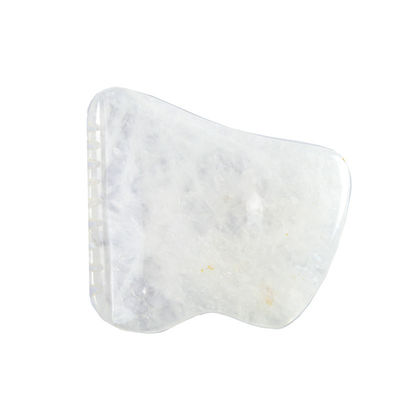 Clear Quartz Gua Sha Shaped Board Tool for Face and Neck Skin Health OEM/ODM Accepted