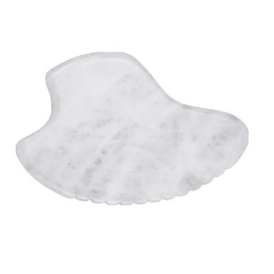 Self Skin Care Tool White Jade Gua Sha Scraping Massage Board for Body Massager Function 2024 Trending Product