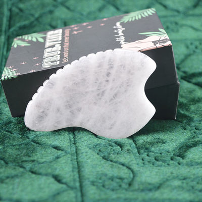 Self Skin Care Tool White Jade Gua Sha Scraping Massage Board for Body Massager Function 2024 Trending Product
