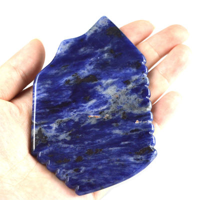 Blue Sodalite Gua Sha Board 95*53mm The Ultimate Tool for Improved Blood Circulation and Skin Health