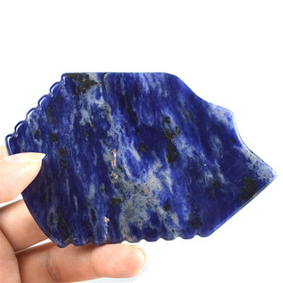 Blue Sodalite Gua Sha Board 95*53mm The Ultimate Tool for Improved Blood Circulation and Skin Health