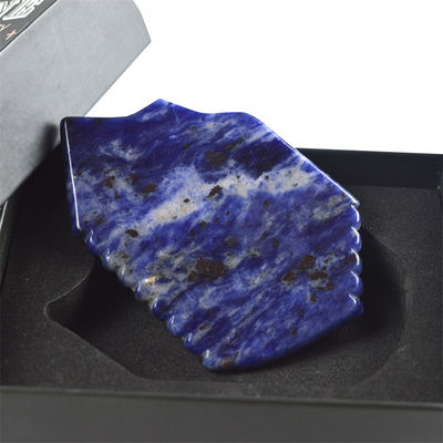 Blue Sodalite Gua Sha Board 95*53mm The Ultimate Tool for Improved Blood Circulation and Skin Health