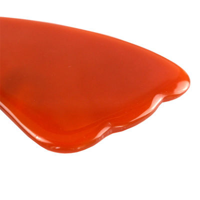 2024 Red Carnelian Gua Sha Board The Essential Health Care Agate Guasha Stone for Facial Massage and Face Care