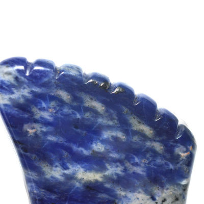 Full-body Massage Area Natural Blue Sodalite Gua Sha Scraping Massage Board for Fatigue Relief and Health Care in 2024