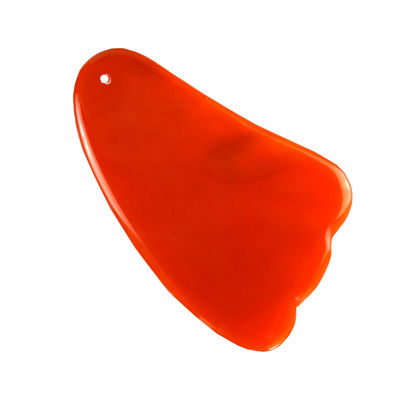 2024 Natual Carnelian Gua Sha Scraping Massage Board Red Agate Guasha Facial Body Massager for Full-body Crystal Spa Tool