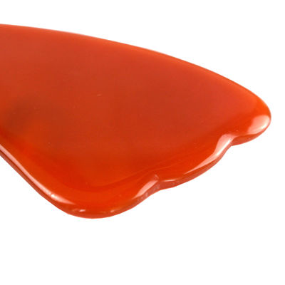 2024 Natual Carnelian Gua Sha Scraping Massage Board Red Agate Guasha Facial Body Massager for Full-body Crystal Spa Tool