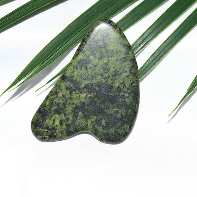 Green Sodalite Gua Sha Scraping Massage Board for Full-body Jade Stone Spa Massager Treatment