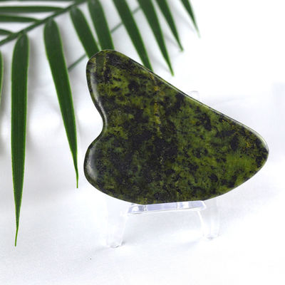 Green Sodalite Gua Sha Scraping Massage Board for Full-body Jade Stone Spa Massager Treatment