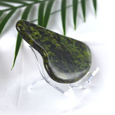 Green Sodalite Gua Sha Scraping Massage Board for Full-body Jade Stone Spa Massager Treatment