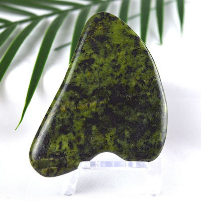 Green Sodalite Gua Sha Scraping Massage Board for Full-body Jade Stone Spa Massager Treatment