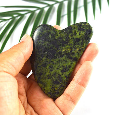 Green Sodalite Gua Sha Scraping Massage Board for Full-body Jade Stone Spa Massager Treatment