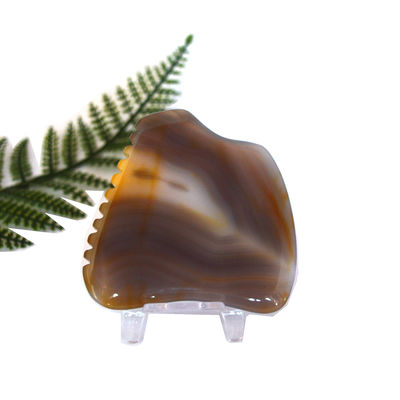 Massage Tools 2024 Arrivals Natural Agate Gua Sha Scraping Massage Board for Relieving Fatigue and Promoting Skin Beauty
